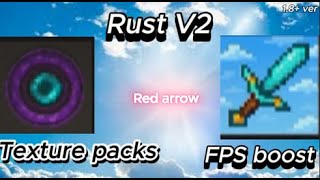 FPS boost texture packs for RustV2 1.8/1.8.9 (Minebuilders) (Minecraft) (RustV2)