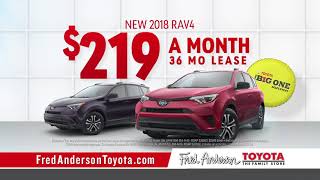 Fred Anderson Toyota - The Big One - RAV4 Specials Fred Anderson Toyota - The Big One - RAV4 Specials