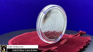 2019年 (新品) 純銀 セントルシア「ピンク フラミンゴ」1オンス・シルバー・銀貨