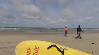 180° 3D 5,7K VR Paal 9 Texel Netherlands Beach in the Morning Natures Sound &amp; Music Insta360 EVO