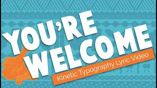 Youre Welcome: Kinetic Typography Lyric Video
Hey guys! Today I have something totally new for me! For my final for my Dynamic Digital Design class, we had to make a kinetic type video in After Effects. It was an incredibly tricky project (so many keyframes- and dont get me started on the 197 layers it took e.e).
Though this project tested my patience and my editing skills, I can definitely see myself making more of these sometime in the future (and combining this sort of type with my videos would be awesome!).
Song: Youre Welcome
Artist: Dwayne The Rock Johnson
Soundtrack: Moana
Programs: Adobe After Effects CC, Adobe Photoshop CC Youre Welcome: Kinetic Typography Lyric Video