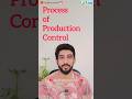 Process of Production Control | Business Administration for BCom & BBA students of VNSGU | Himanshu