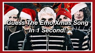 Can You Guess The Emo Christmas Song From One Second? 