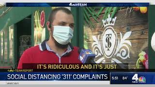 Mapping NYC's 311 Social Distancing and Masks Complaints | NBC New York
