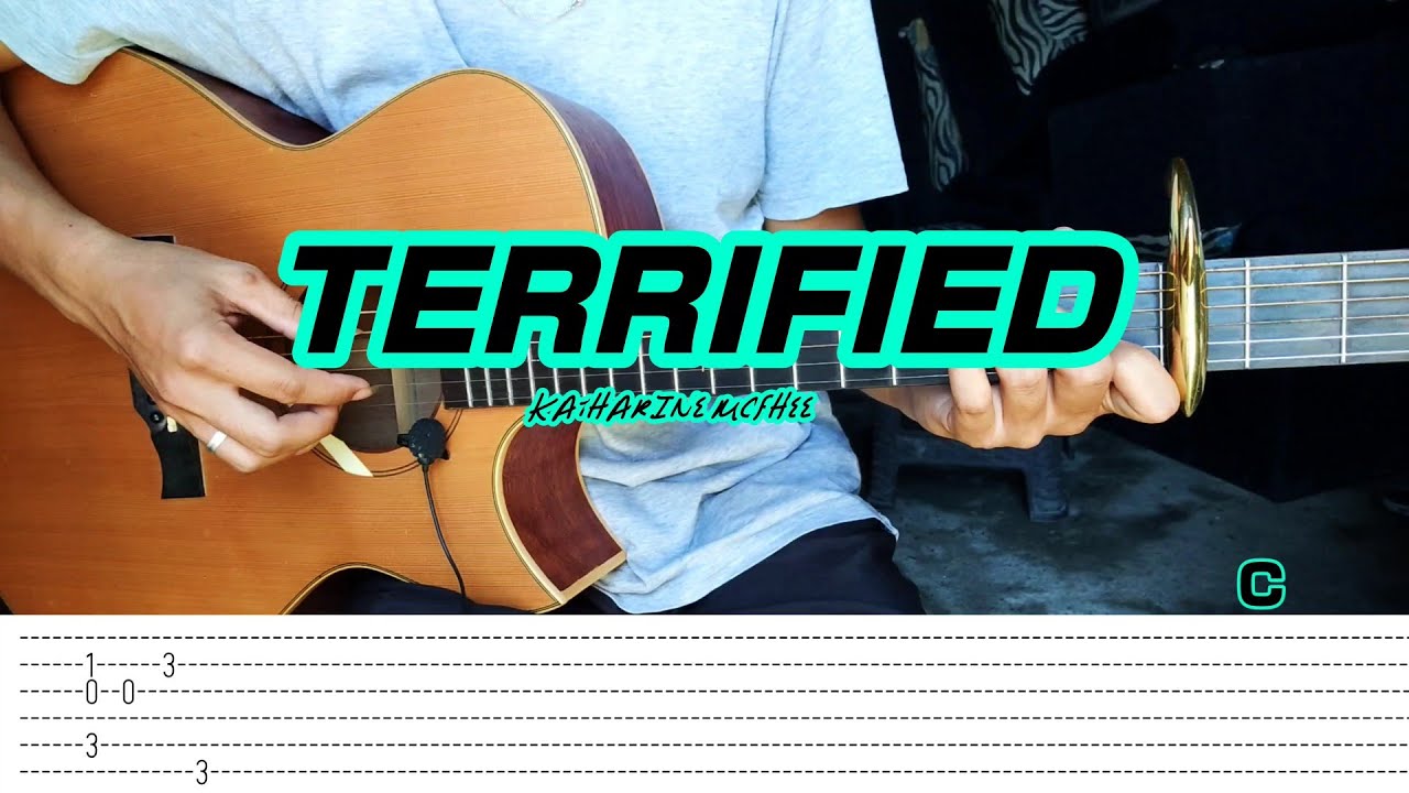 Terrified Katharine Mcphee Fingerstyle (Tabs) Chords + lyrics YouTube