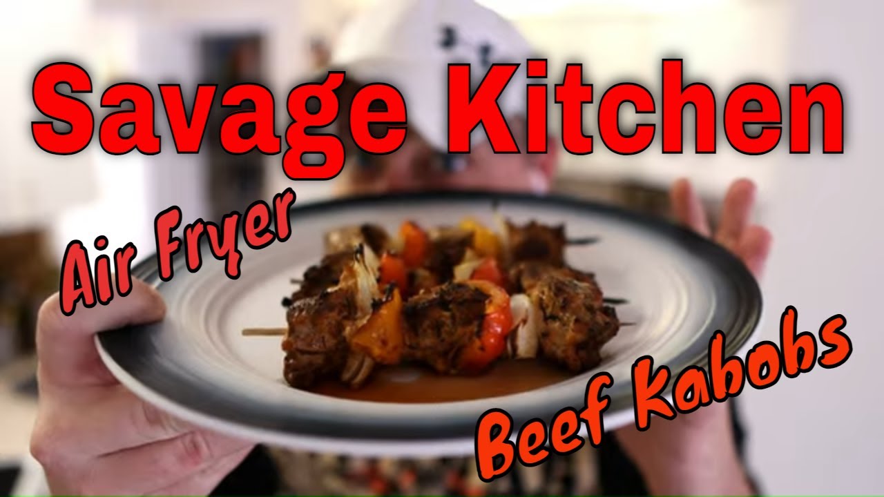 Savage Kitchen*Ninja Foodi Beef Kabobs YouTube