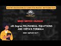 L5.2 nth degree Poly Eq. and Vieta's Formula | IGNOU BSCFMT/BSCM BMTC131 Calculus | Vigyan Academy