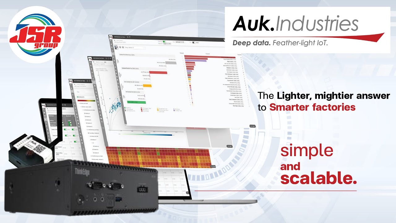 Auk.Industries Deep data. Feather-light IoT | JSR GROUP