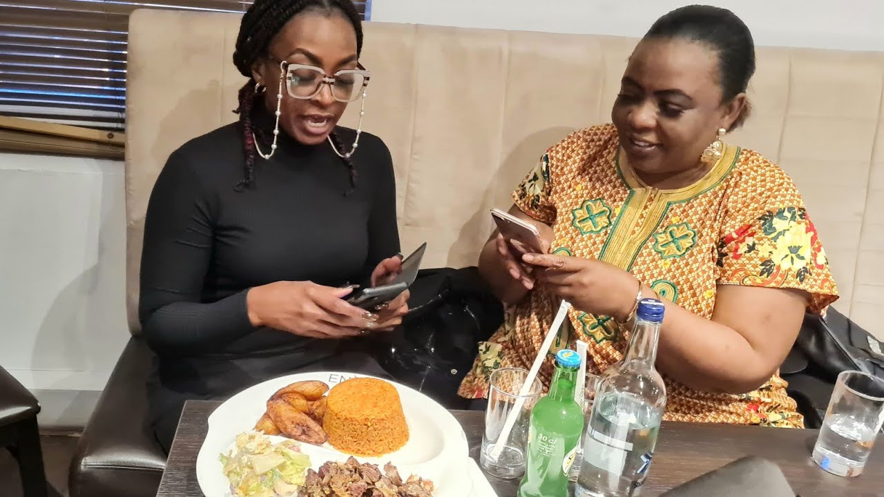 Nigerian food adventure in London featuring Kate Henshaw (Nollywood)