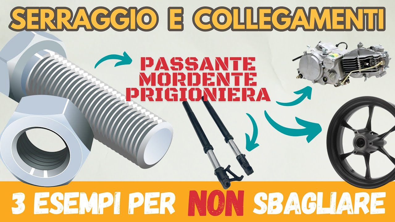 Coppie di serraggio e collegamenti: 3 esempi di come è facile sbagliare! Differenza vite-bullone!