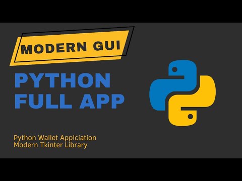 PyWallet Full Application in Python (UI + Database)