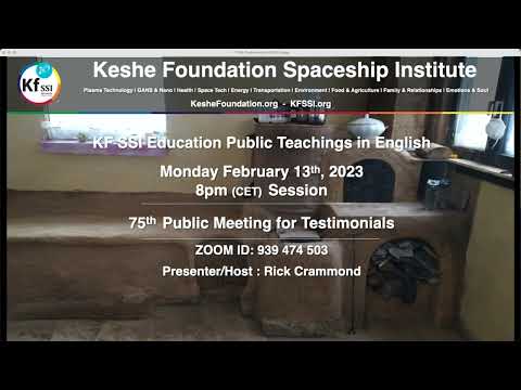 75th Public Meeting for Testimonials February 13, 2023