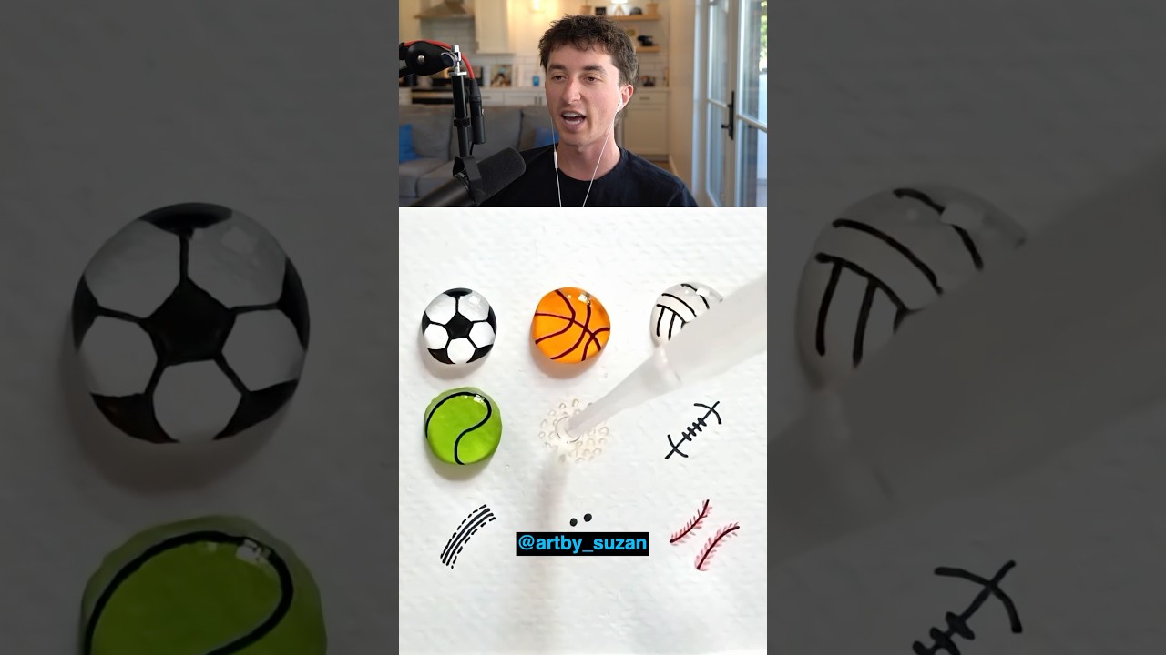 Sports Ball Water Drops 😱🤯