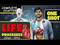 Life Processes class 10 science biology || Complete CHAPTER IN ONE SHOT || NCERT Covered 