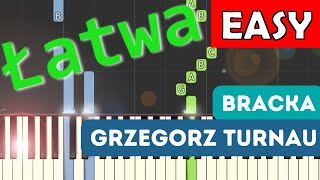 🎹 Bracka (Grzegorz Turnau) - Piano Tutorial (łatwa wersja) 🎵 NUTY W OPISIE 🎼