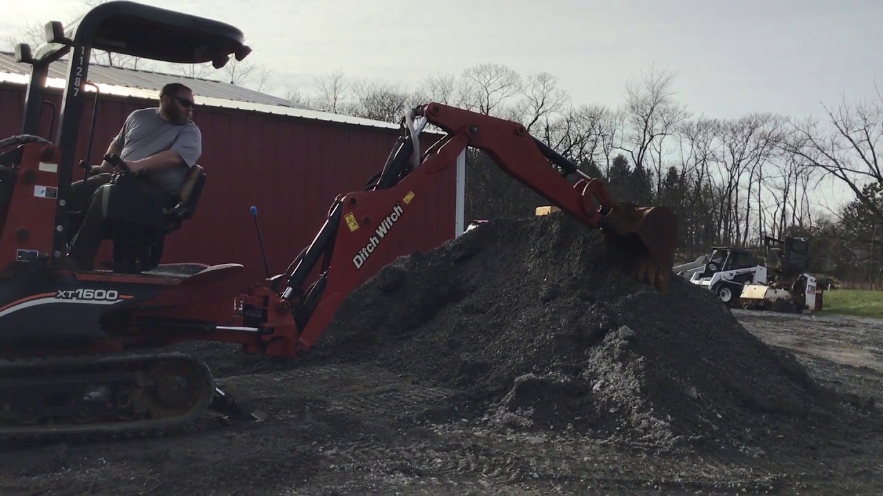 2009 DITCH WITCH XT1600 For Sale - YouTube