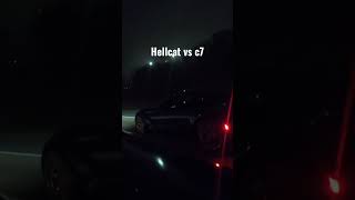 C7 vs hellcat #370 #corvette #tomei
