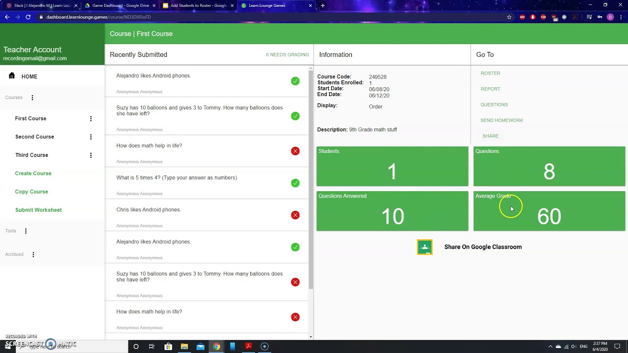 Navigate Dashboard Learn Lounge Tutorial | Teacher Dashboard - YouTube