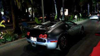 Two Bugatti Veyron Driving In Cannes