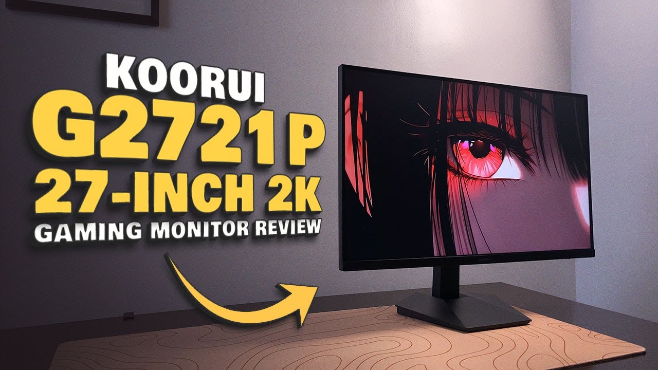 Koorui G2721P Gaming Monitor Review - Budget 1440p with native 200Hz refresh rate!