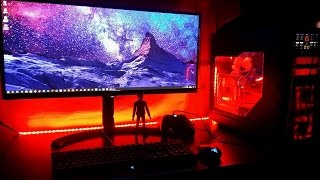 Unboxing monitor lg 34um68 ultrawide 34"