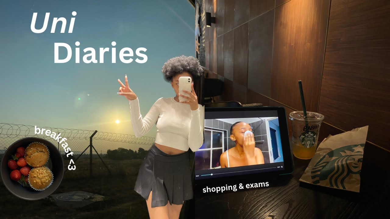 uni diaries | last days of studying & writing exams + going shopping + editing and catching up
