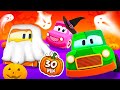 Happy Halloween for kids &amp; kids&#39; animation. Kids&#39; videos. Cars &amp; Halloween cartoon compilation.