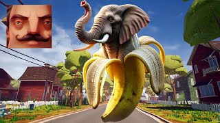 Hello Neighbor - My New Neighbor Elefantucci Bananucci Final History Gameplay Walkthrough screenshot 5