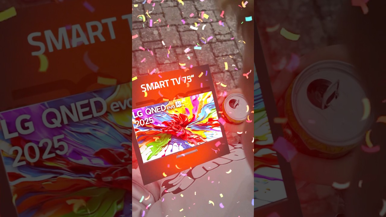 Vyhrál OBŘÍ LG televizi a musel mu pomoct táta 😳📺