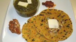 Makki Ki Roti Recipe-Makki de Roti-Punjabi corn flour Bread-indian flat bread recipe