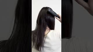 寝起きヘアにヒートブラシを使ってみると…