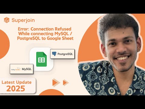 Error: Connection Refused - While connecting MySQL/PostgreSQL to Google Sheet