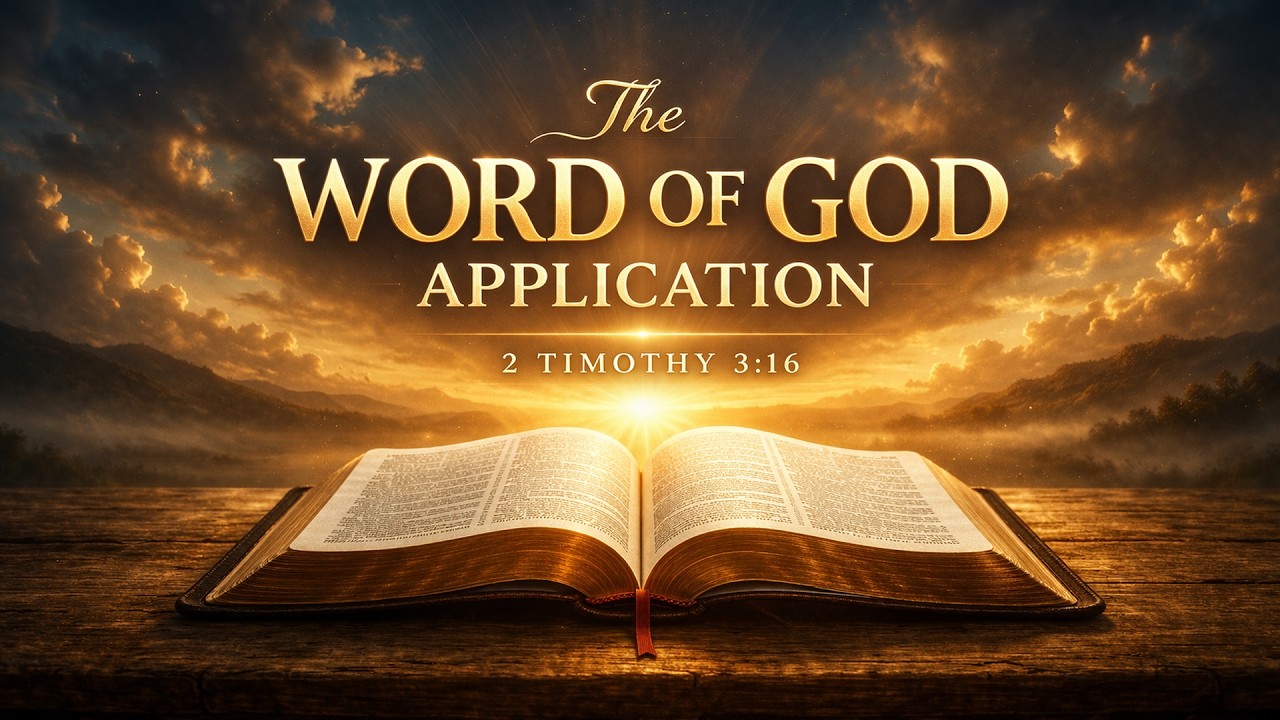 The Word of God - Part 6: Application - YouTube
