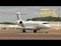 4k gulfstream aerospace g650 er gdsmr tag aviation arrival at raf fairford riat 2022 airshow