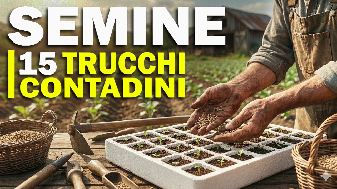 SEMINE |  15 Trucchi CONTADINI
