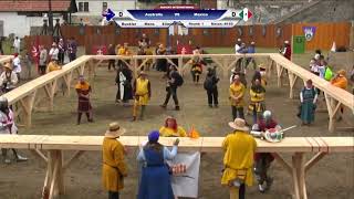 Team UK Sword & Buckler Male and Female. Buhurt International World Championship 2025, Hungary