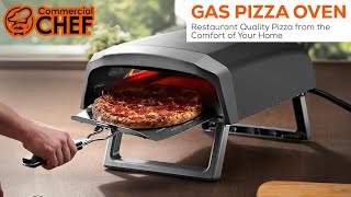 Commercial Chef Pizza Oven Outdoor | Portable Pizza Ovens for Outside | Pizza Maker Oven Grill