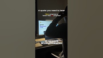 48/100, Why Slow Progress Beats No Progress In Coding #codewithme #motivation #webdevelopment #code