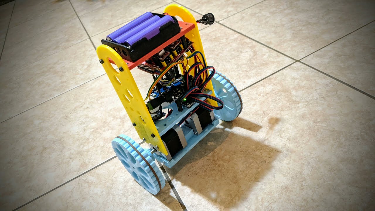 Self Balancing Robot with Arduino Leonardo, CNC Shield and Wemos D1 ...