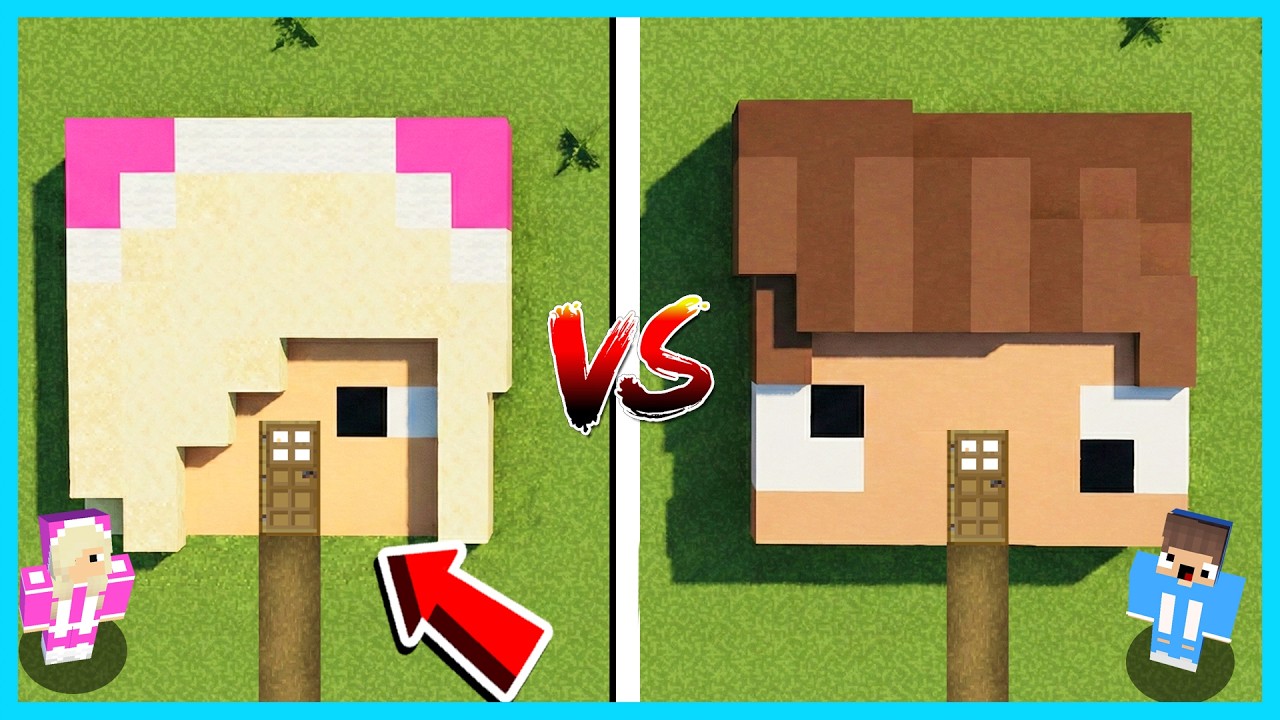 MIPAN & ZUZUZU BUAT RUMAH DATAR RAHASIA DI BAWAH WAJAH NYA DI MINECRAFT!