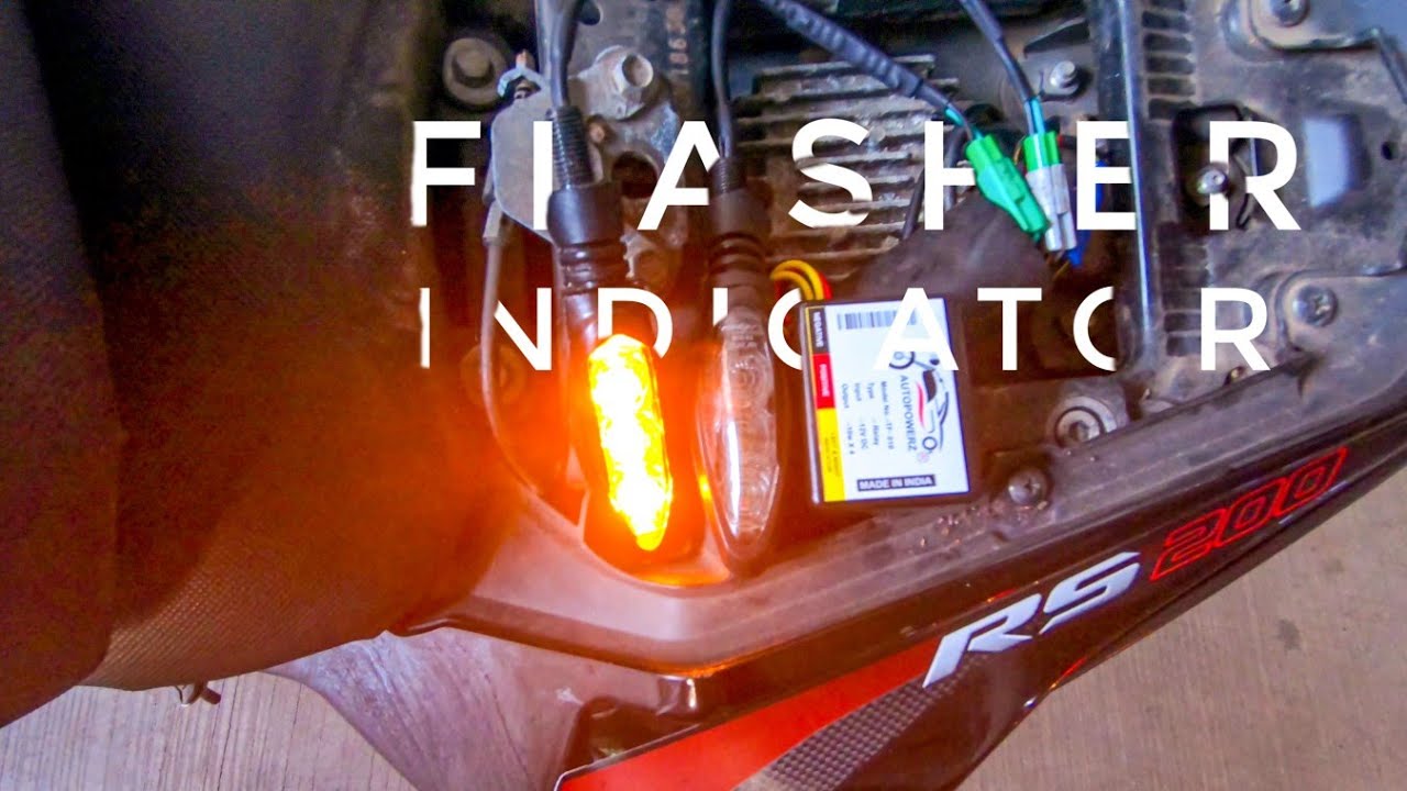 Led Indicator and Flasher for Bikes !!!!