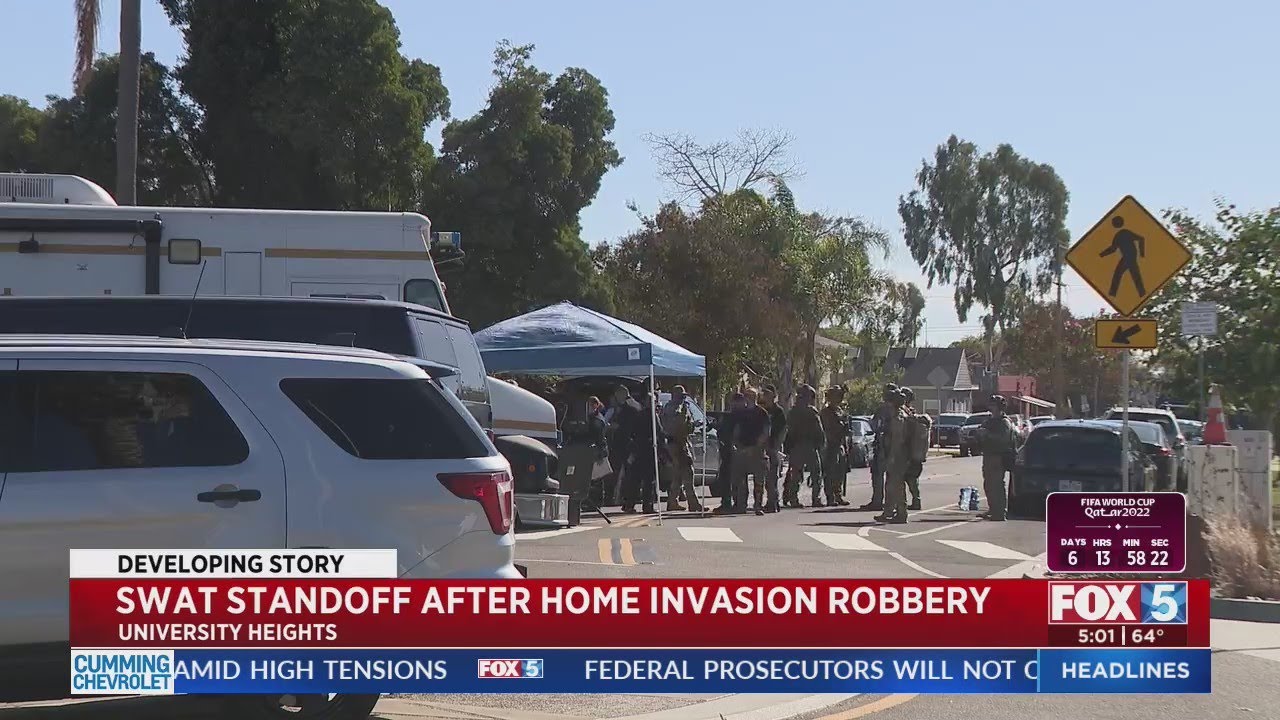 SWAT Standoff After Home Invasion Robbery - YouTube