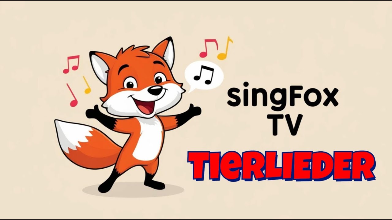 Vier lustige Tierlieder für Kinder zum Mitsingen auf deutsch