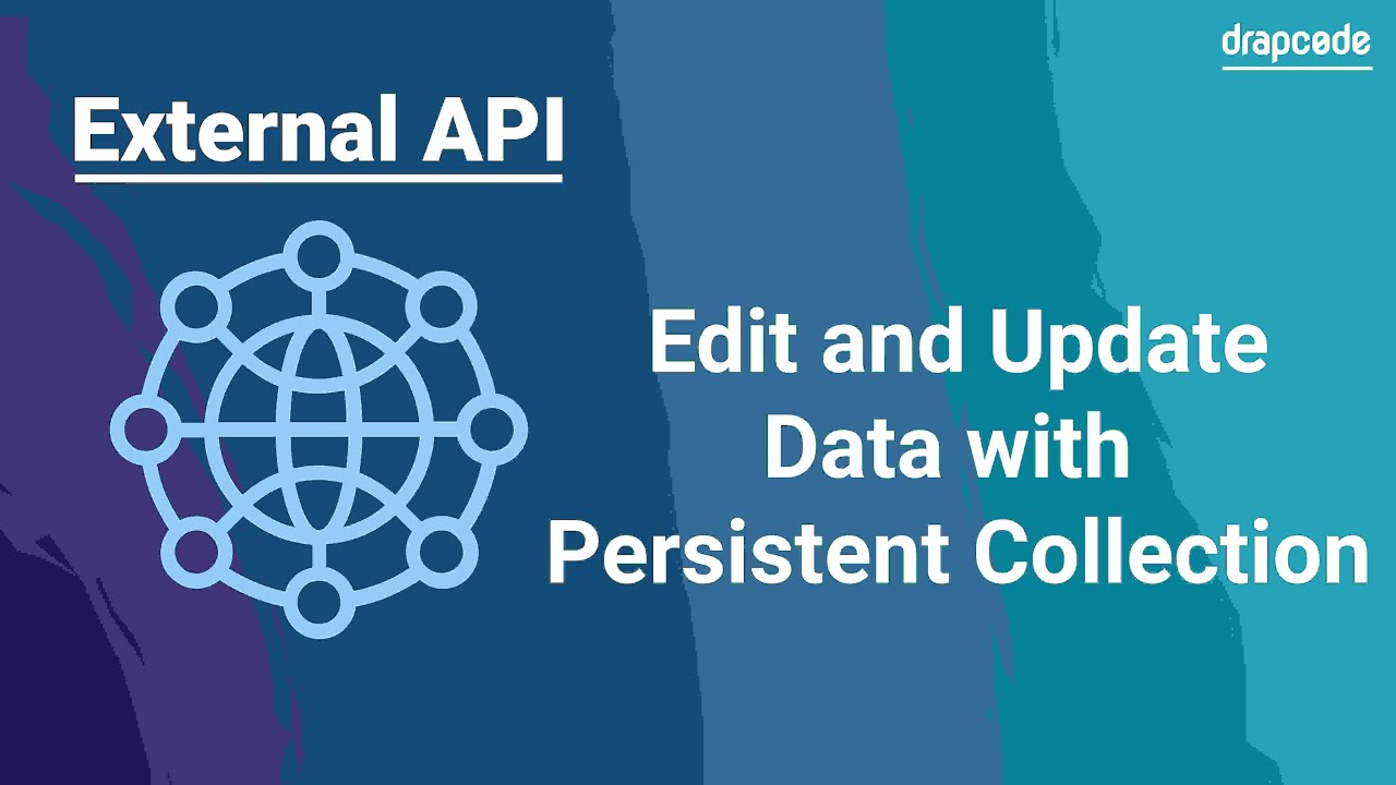 #External APIs - Edit and Update Data with Persistent Collection - YouTube