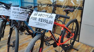 Preços em queda | Bikes em promoção | Preços Iniciantes intermediárias e avançadas