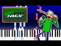 Baldi&#39;s Basics in Funkin&#39; - !Lesson - Friday Night Funkin (Piano Tutorial)