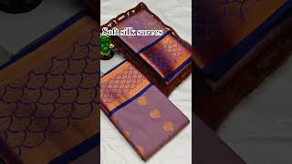 🌻 Soft silk sarees🌻kuppadam silk 📌 quality 👌💞 function wear💫Rich lookjust Rs 1200+$ order 9360334772