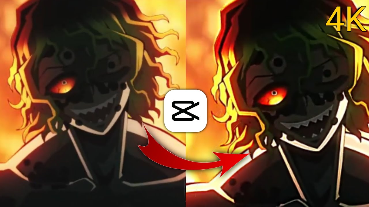 Capcut 4k Edit Tutorial For Anime - Demon Slayer !!! - YouTube