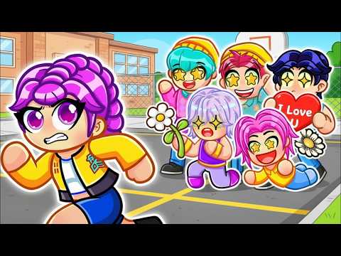 RUMI Has 5 Crazy Fans Chasing Her in Roblox! | Kpop Demon Hunters