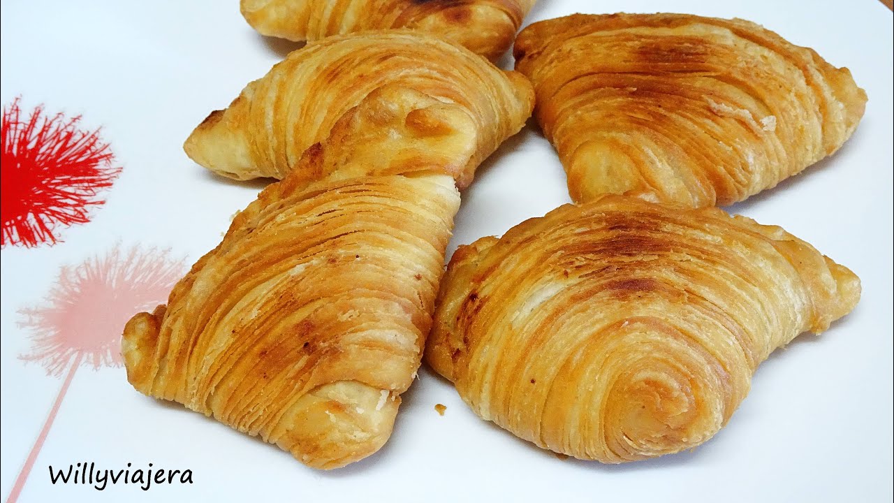 ⭐🔟Cómo hacer hojaldre fácil.HOJALDRES DE MANZANA🍏 SIN HORNO. Karipap